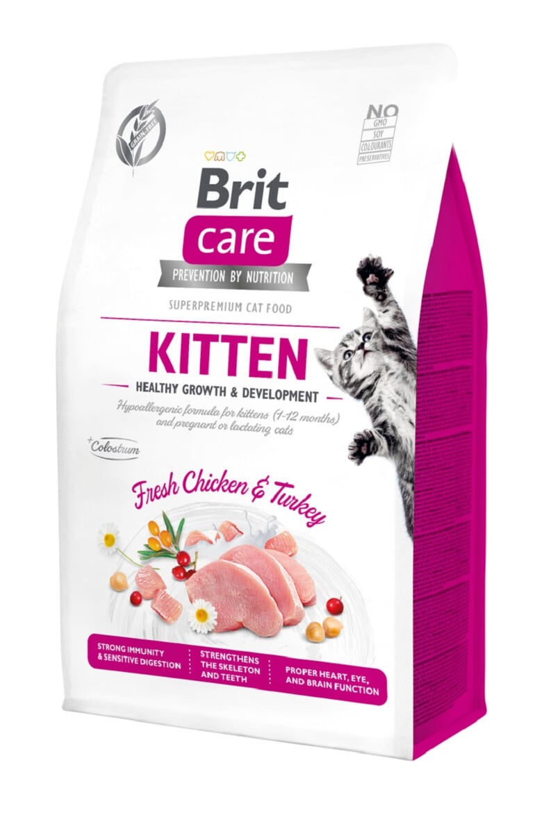 Brit Care kassipoja kuivtoit, kana/kalkun, 400 g - Tootepilt