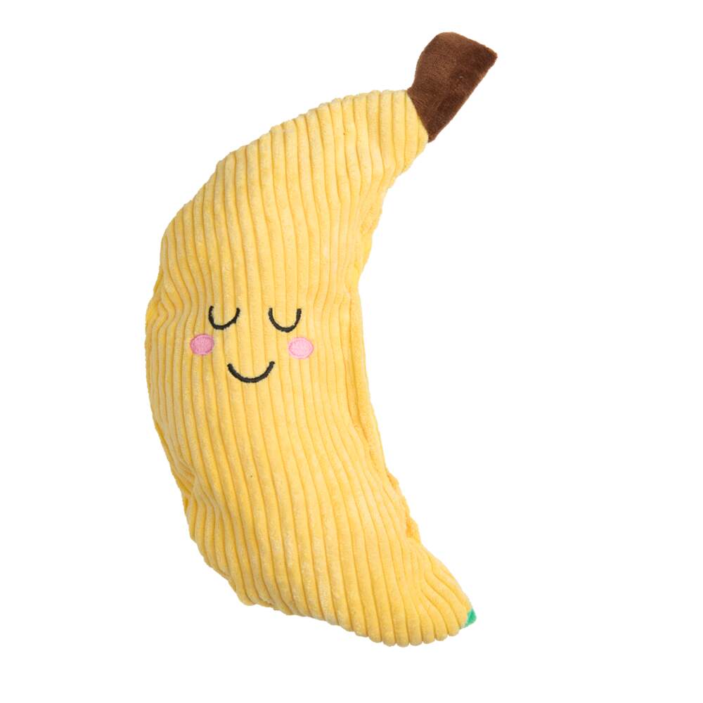 Little&Bigger JuicyVibes Plushy Banana rotaļlieta suņiem - Produkta attēls