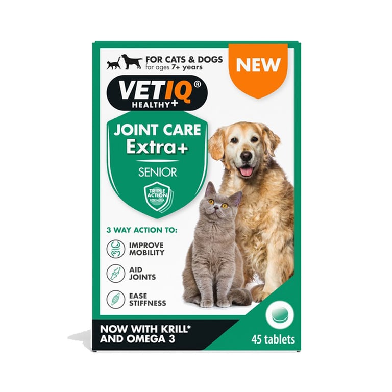 VETIQ Joint Care vitaminai sąnariams senjorams augintiniams, 45 vnt.