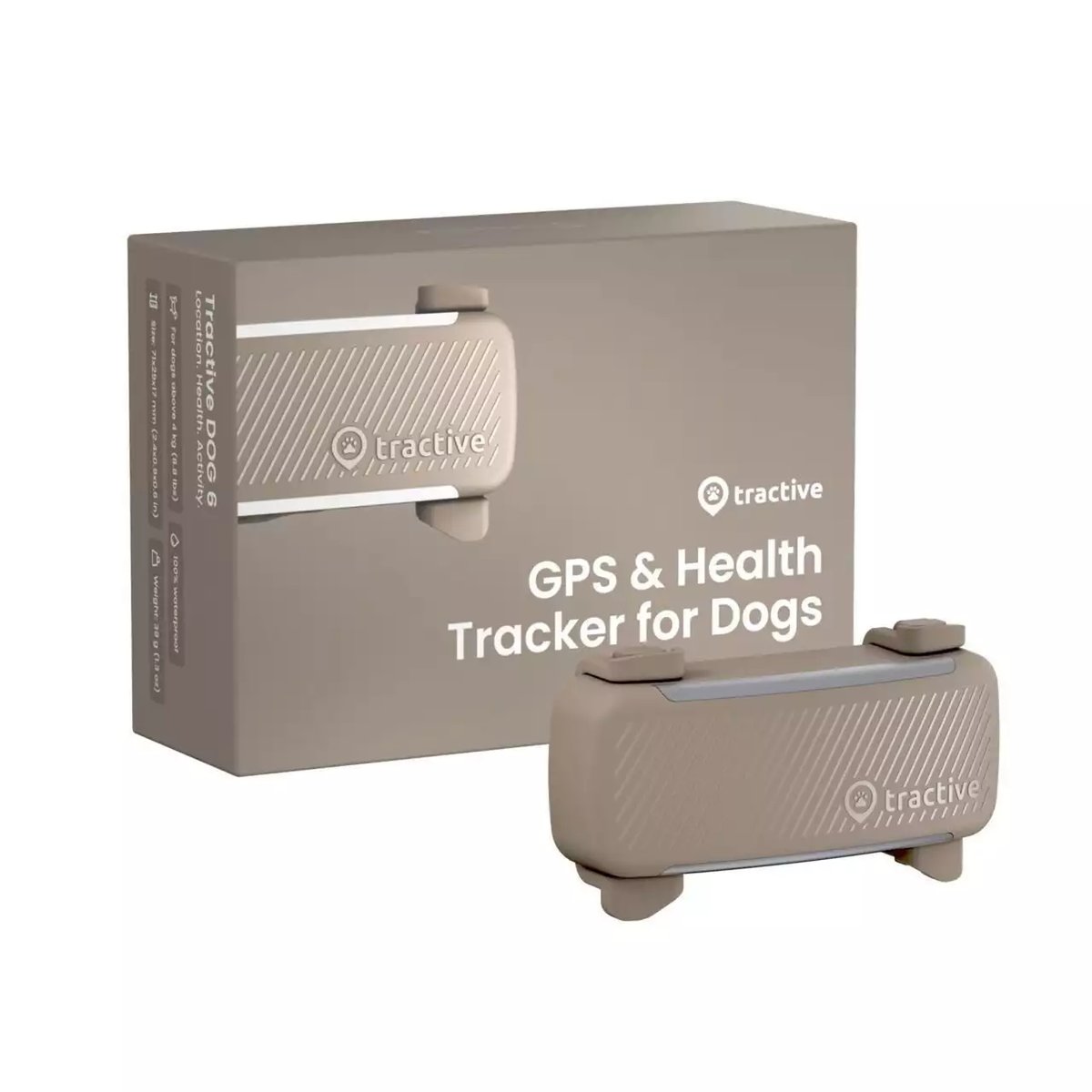Tractive GPS-jälgija koerale, pruun - Tootepilt