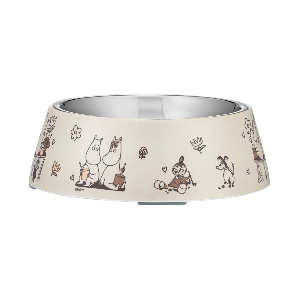 Moomin Moments melamīna trauks ar bļodu, M, bēšs - Produkta attēls