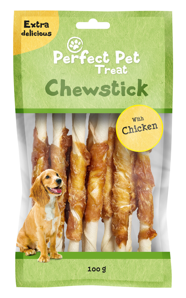 Perfect Pet Wrapped skanėstas šunims, su vištiena, 100g - 