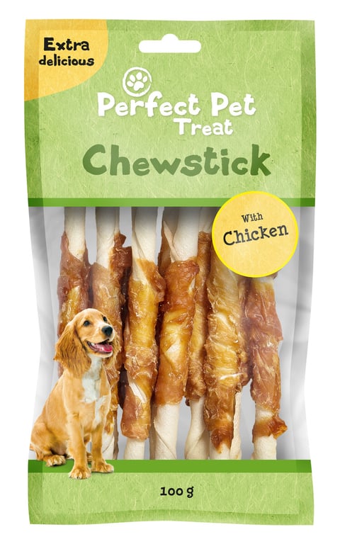 Perfect Pet Wrapped skanėstas šunims, su vištiena, 100g