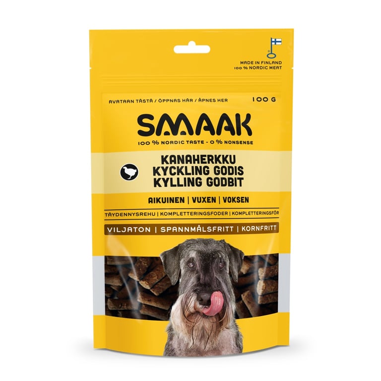SMAAK gardumi suņiem, vista, 100g