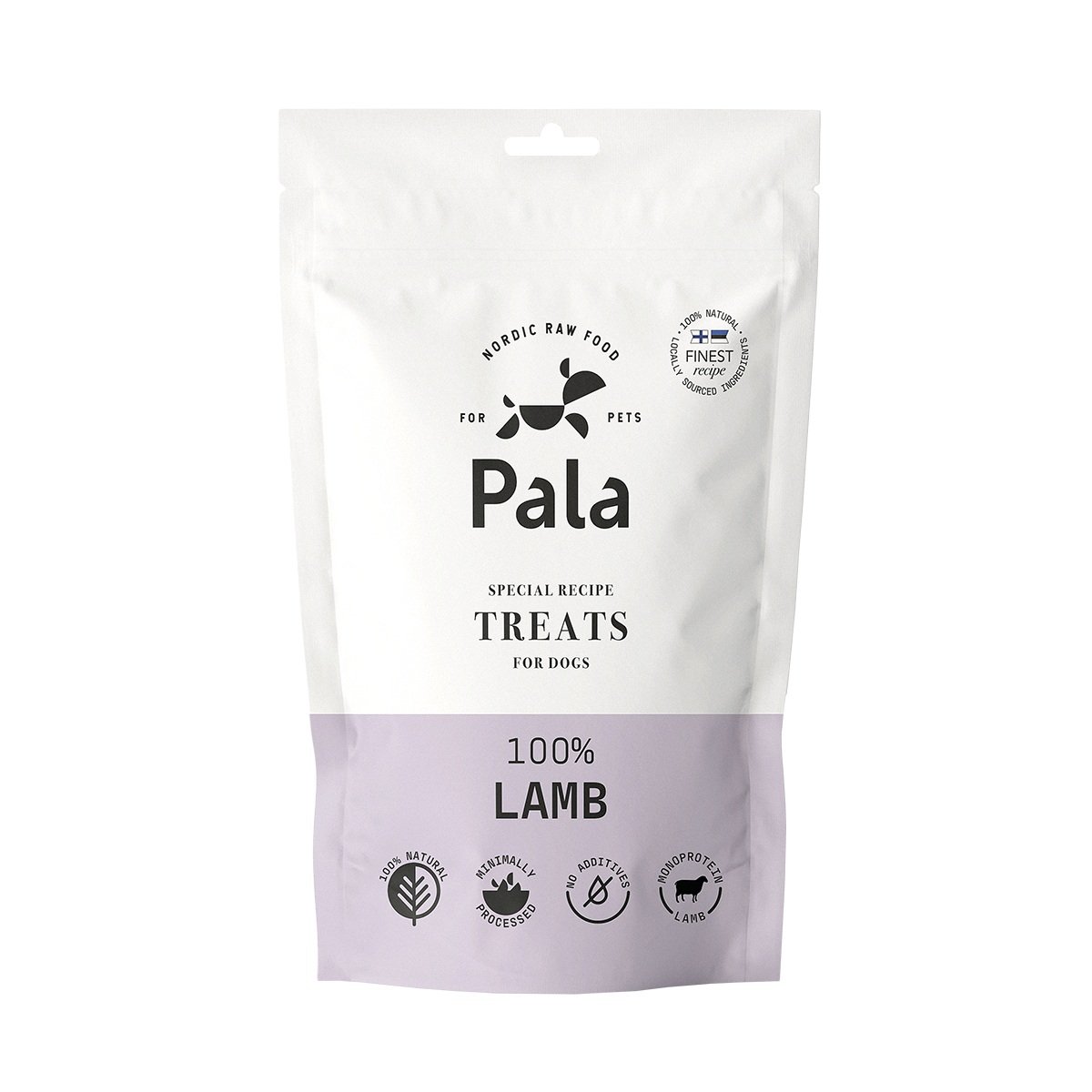 Pala skanėstai šunims, su ėriena, 100g - 