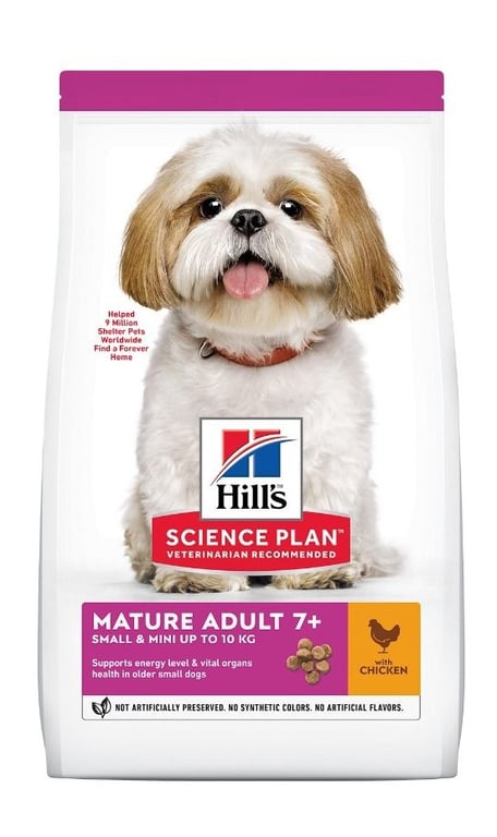 HILL'S SP Mature 7+ Small&Mini sausā barība suņiem, vista, 3kg