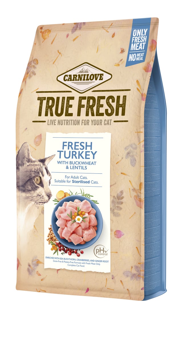Carnilove sausas maistas katėms, su kalakutiena, 1,8 kg - 