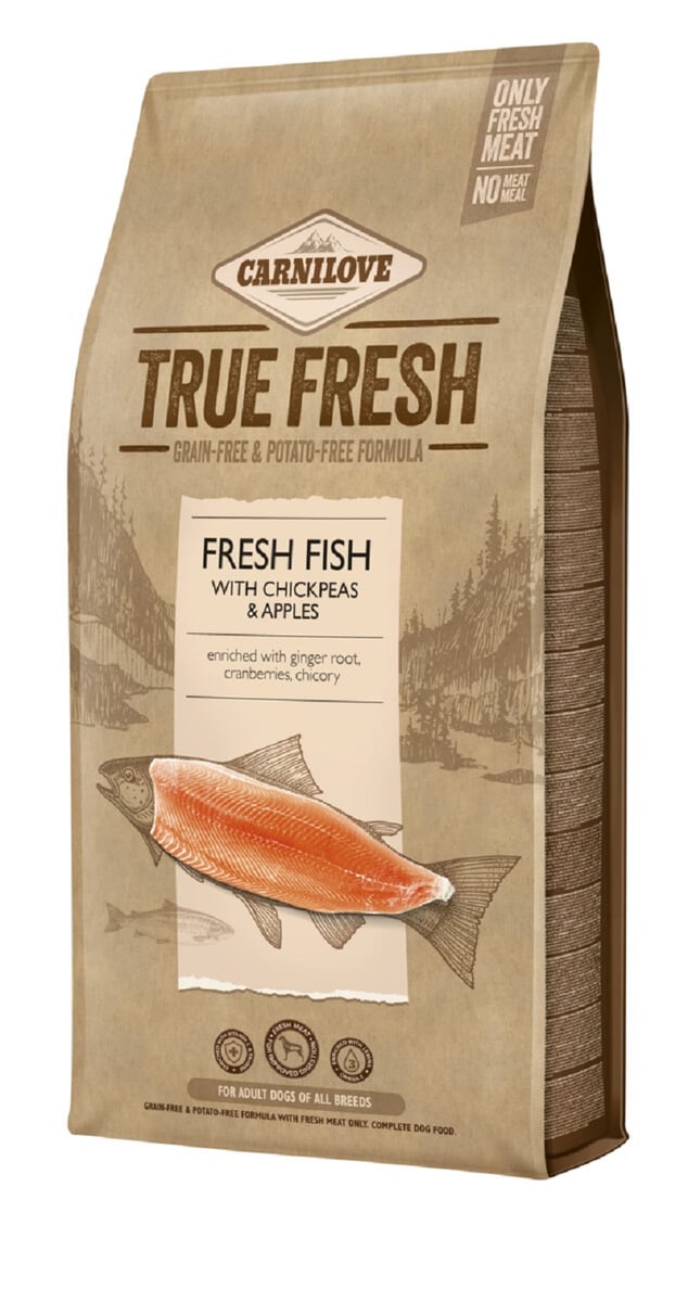 Carnilove True Fresh sausas maistas šunims su žuvimi, 11,4 kg - 