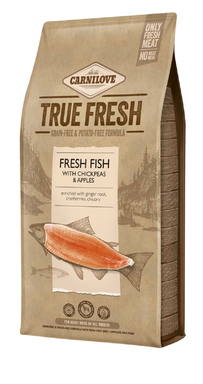 Carnilove True Fresh sausas maistas šunims su žuvimi, 11,4 kg