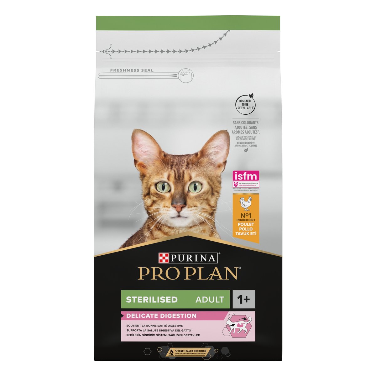 Pro Plan Sterilised sausas maistas steril. katėms su vištiena, 1,5 kg -  1