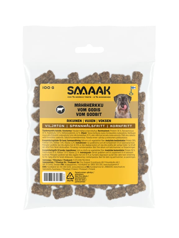 SMAAK gardumi suņiem, spēķes, 100g