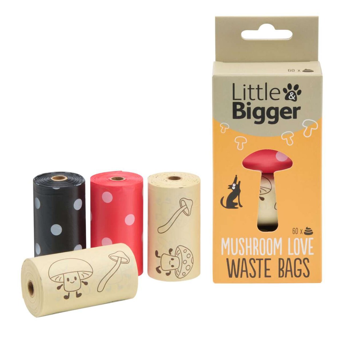 Little&Bigger MushroomLove kakakotid, 4 x 15 tk - Tootepilt