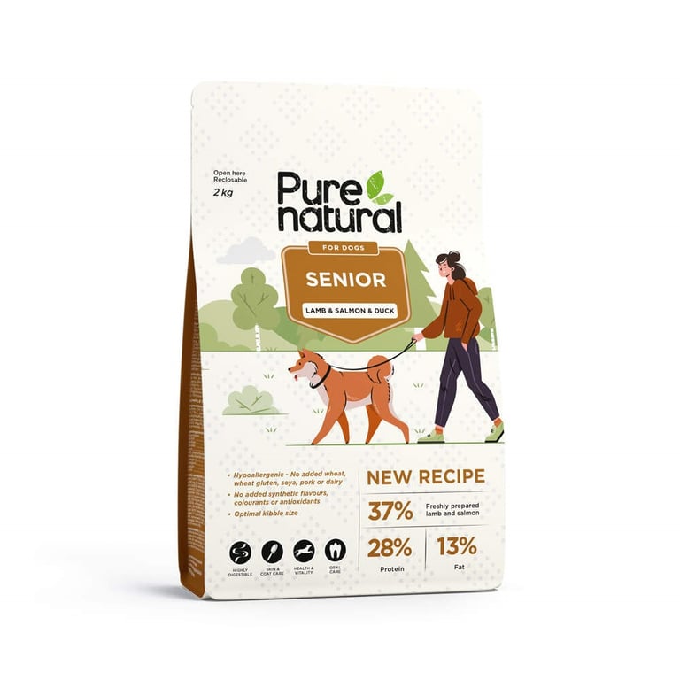 Purenatural Senior kuivtoit eakatele koertele, 2 kg
