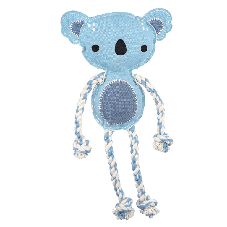 GAIA ŽAISLAS ŠUNIMS KOALA, 35X17CM, MĖLYNOS SPALVOS