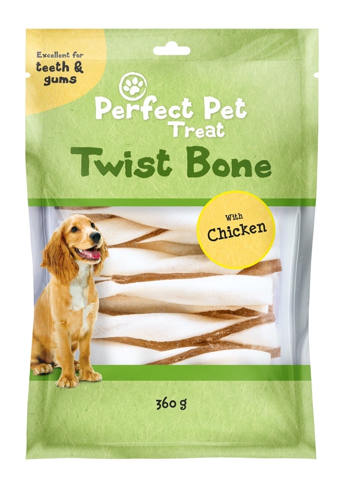 Perfect Pet Twist Bone skanėstas šunims, su vištiena, 360g - 