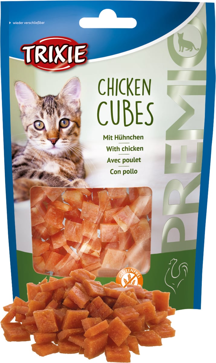 Trixie „Premio“ vištienos kubeliai katėms, 50g - 