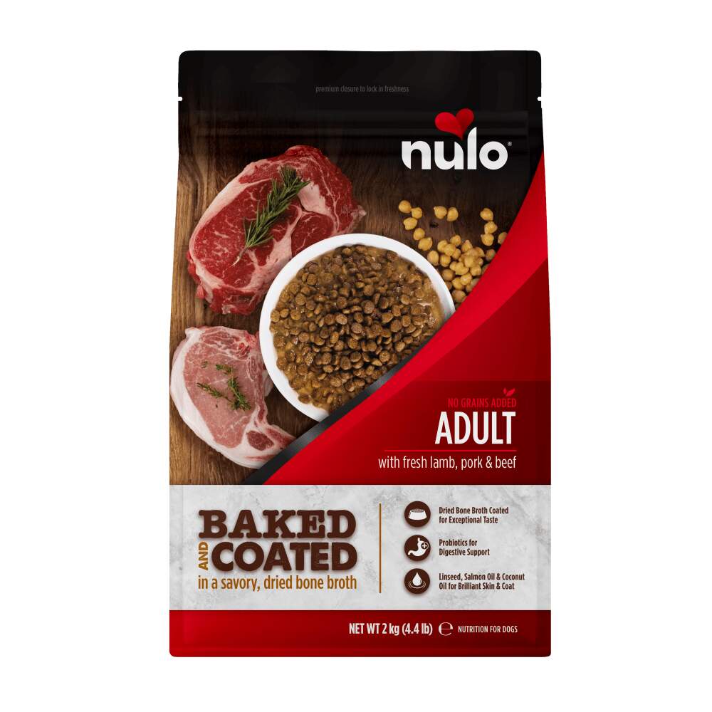 NULO B&C sausā barība suņiem, jērs/cūkg./liellops, 2kg - Produkta attēls