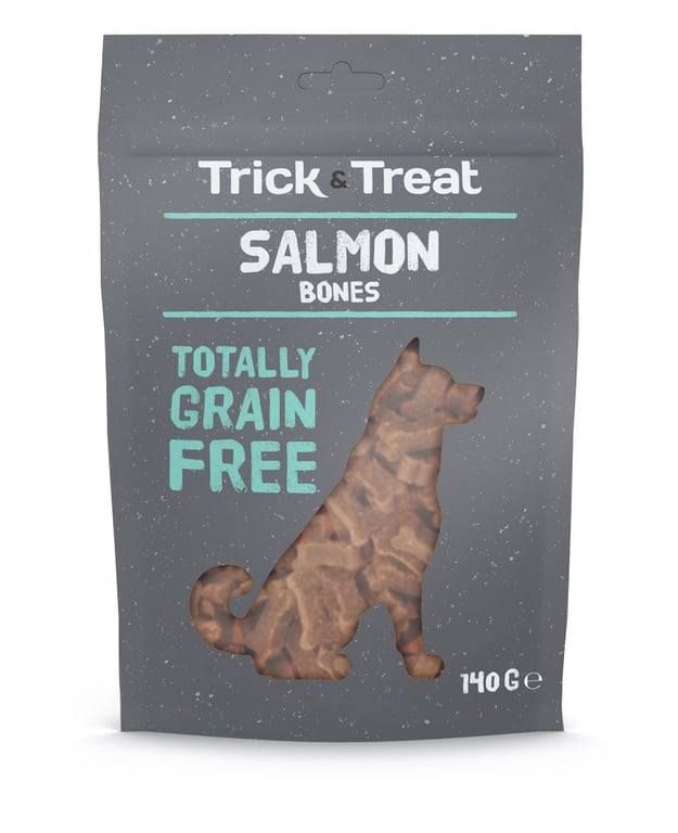 TRICK & TREAT Bones gardumi suņiem, lasis, 140g