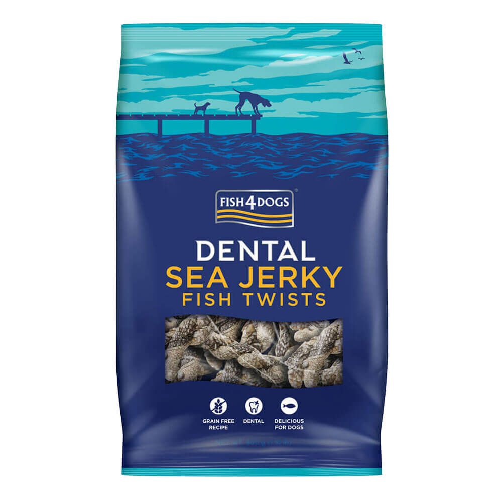 Fish4Dogs sea jerky fish twists skanėstas šunims 100 g -  1