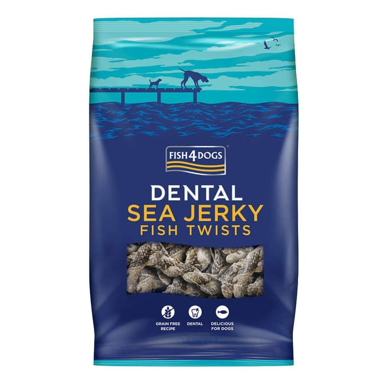 Fish4Dogs sea jerky fish twists skanėstas šunims 100 g