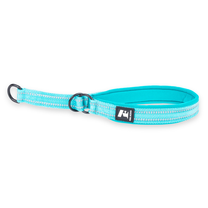 FEEL ACTIVE Slip pussavelkošā kaklasiksna, 35cm, tirkīza - Produkta attēls