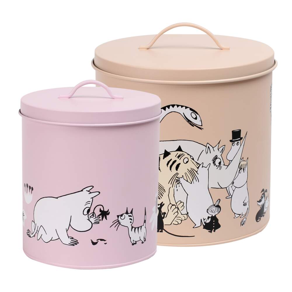 Moomin for Pets purkide komplekt 2 tk roosa/beež - Tootepilt