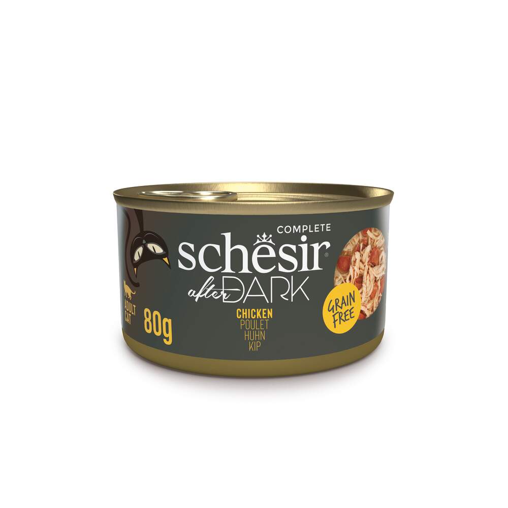 Schesir After Dark kassi konserv, kana, 80 g - Tootepilt