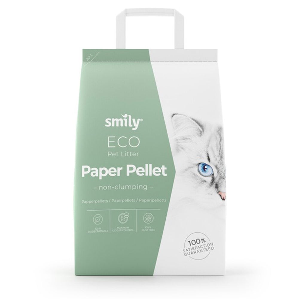 Smily Eco popierinių granulių kraikas, 20l -  1