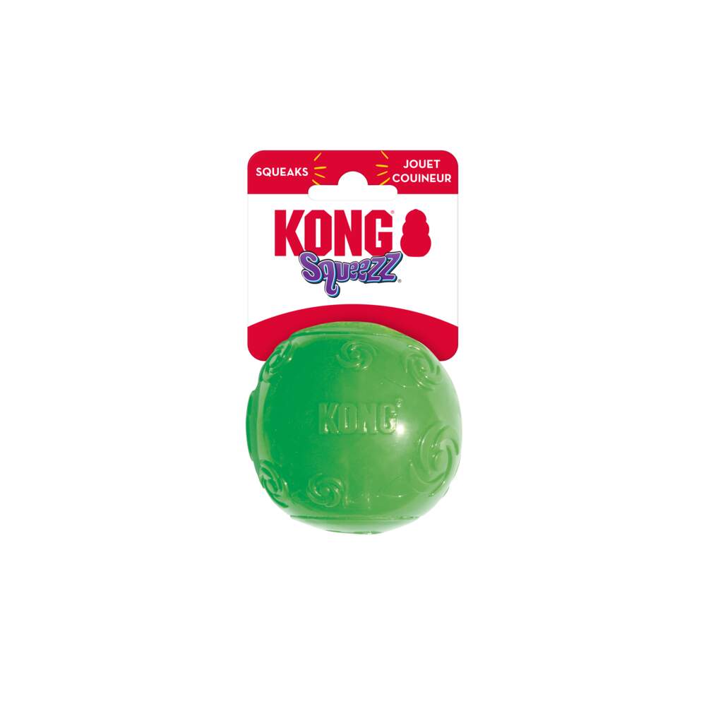 KONG SQUEEZZ ŽAISLAS ŠUNIMS KAMUOLYS, L DYDŽIO, ĮVAIRIŲ RŪŠIŲ - 