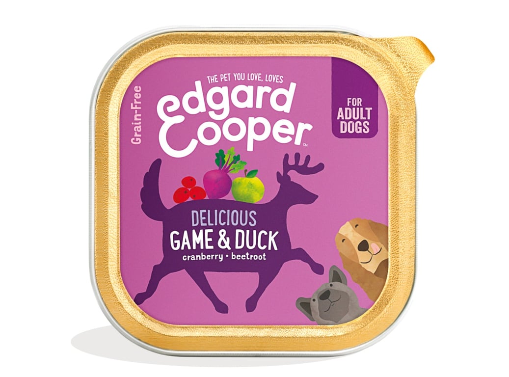 EDGARD COOPER mitrā barība suņiem, medījums/pīle, 300 g