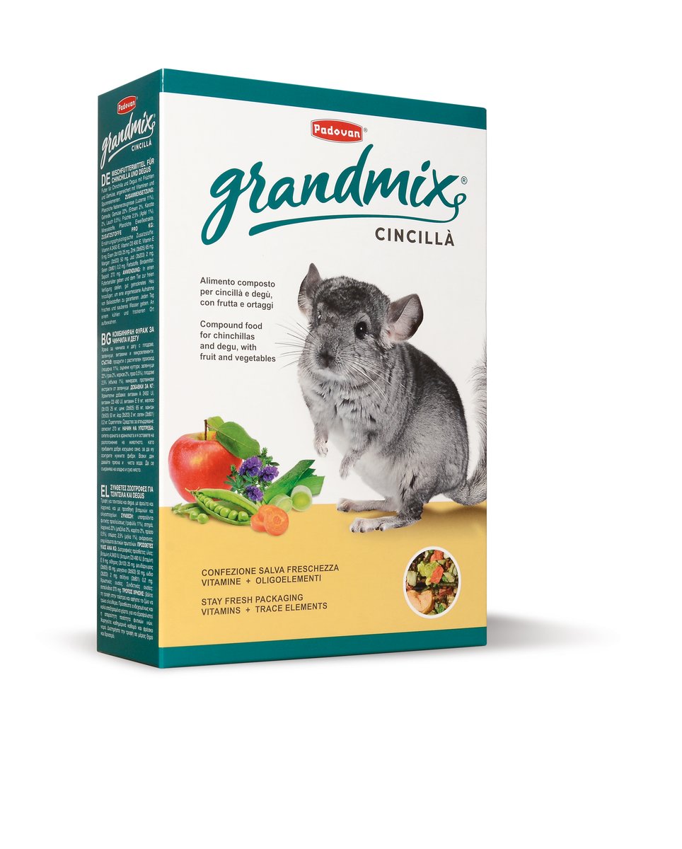Padovan GrandMix maistas šinčiloms ir degu, 850 g -  1