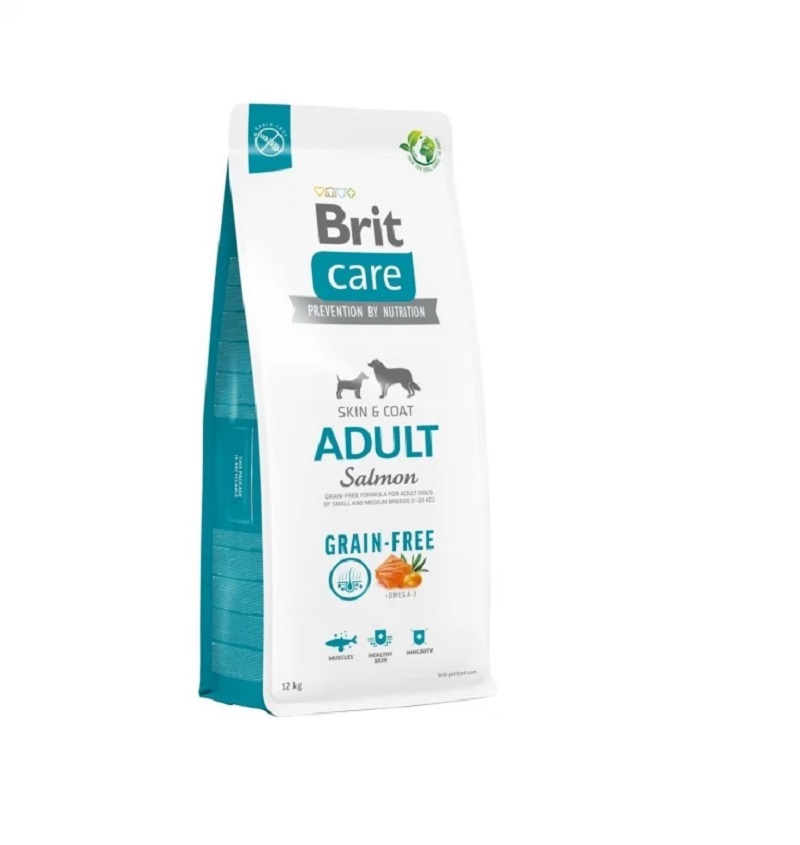 Brit Care Grain-free maistas šunims su lašiša, 12 kg - 