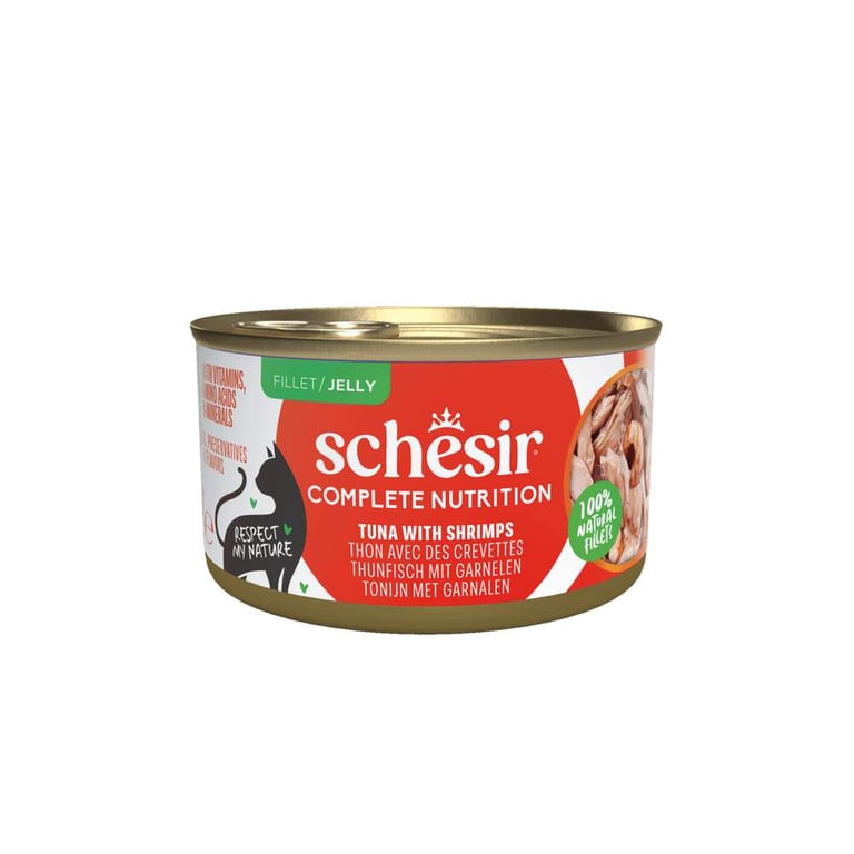 Schesir kassikonserv želees, tuunikala/krevett, 85 g