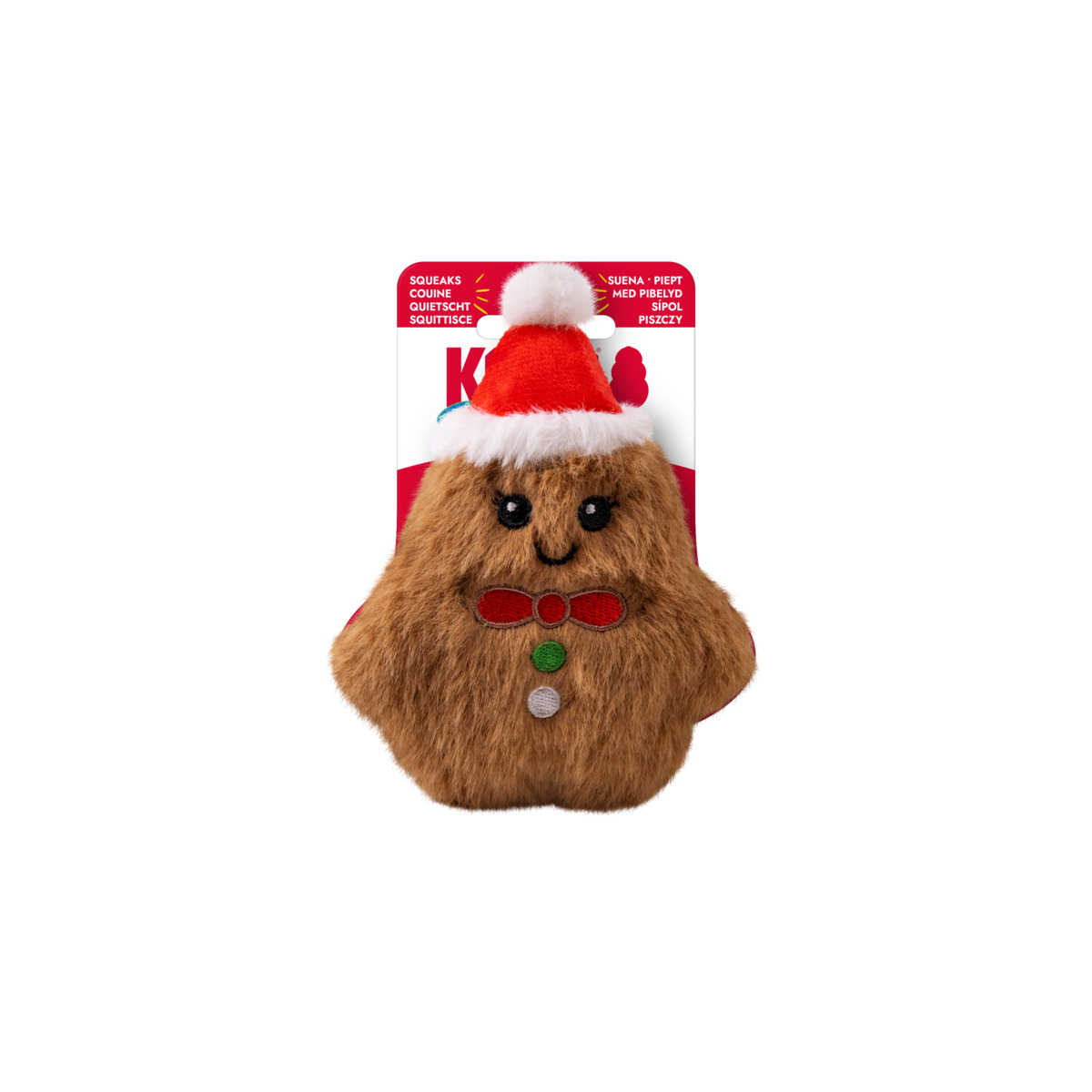 KONG Holiday koera mänguasi, Snuzzles Mini Gingerbread, XS - Tootepilt