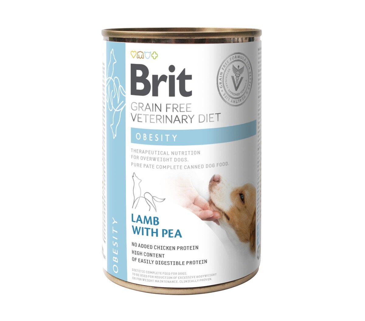 BRIT GF Obesity mitrā barība suņiem, jērs/zirņi, 400g - Produkta attēls