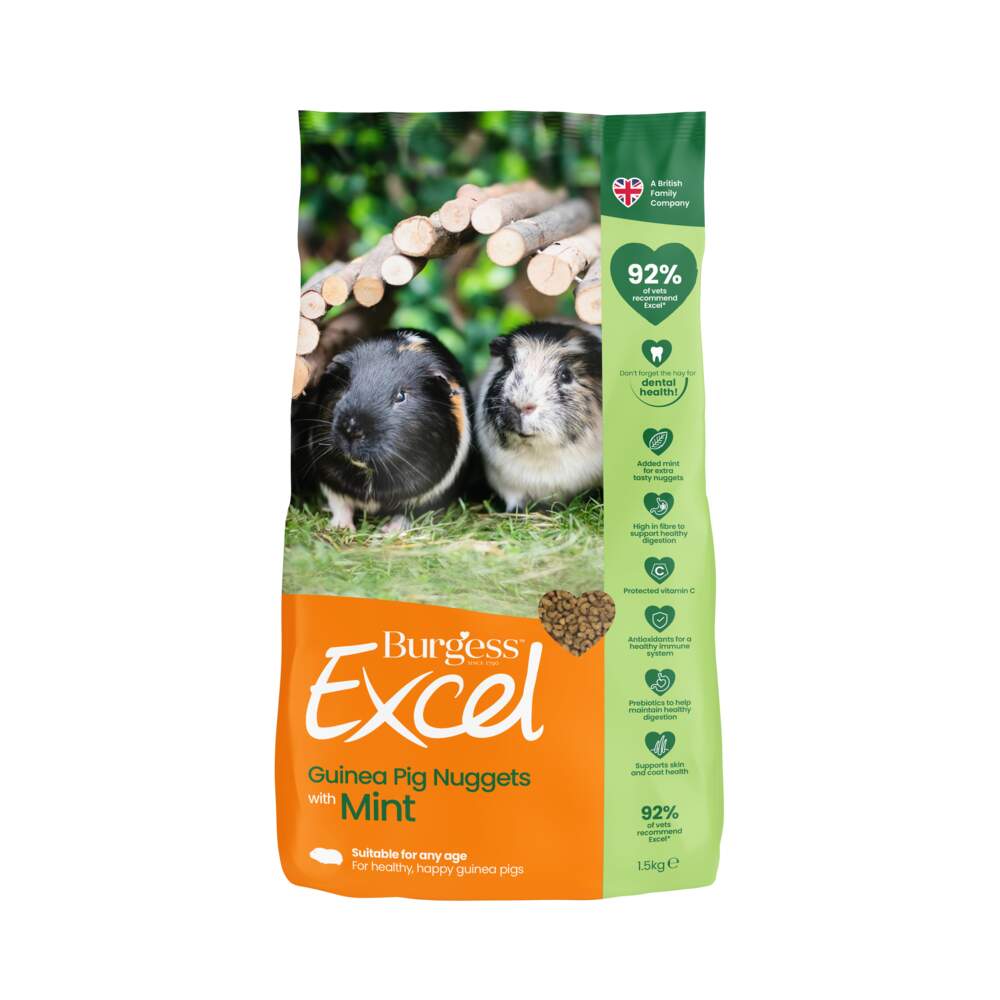 Burgess Excel barība jūrascūciņām, 1,5 kg - Produkta attēls