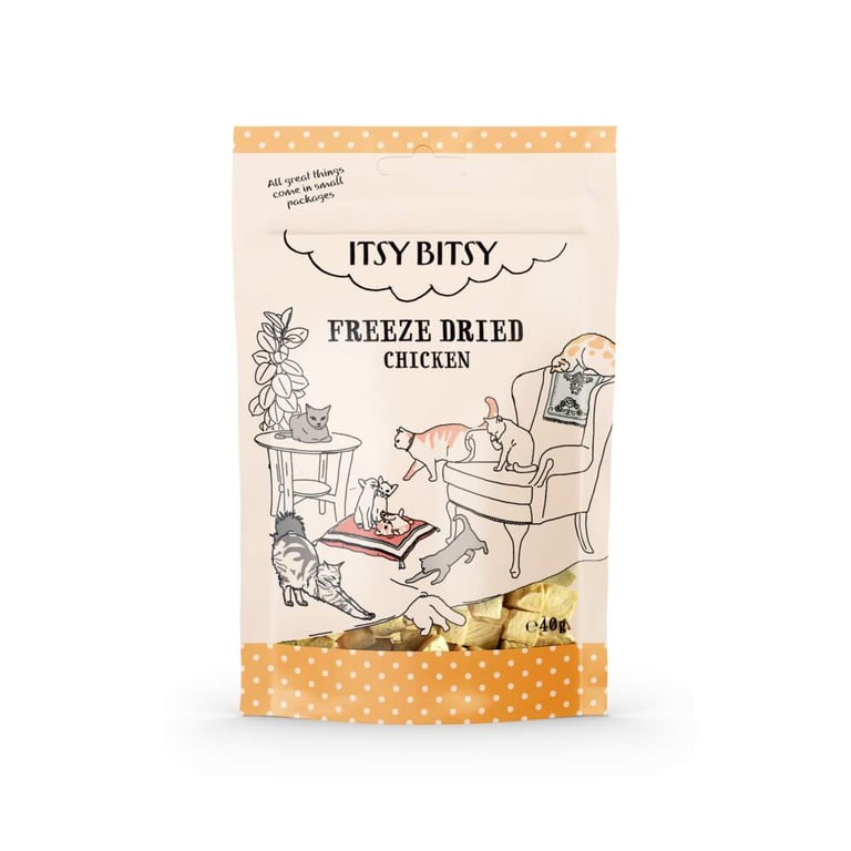 ItsyBitsy liofilizuotas skanėstas katėms, su vištiena, 40 g