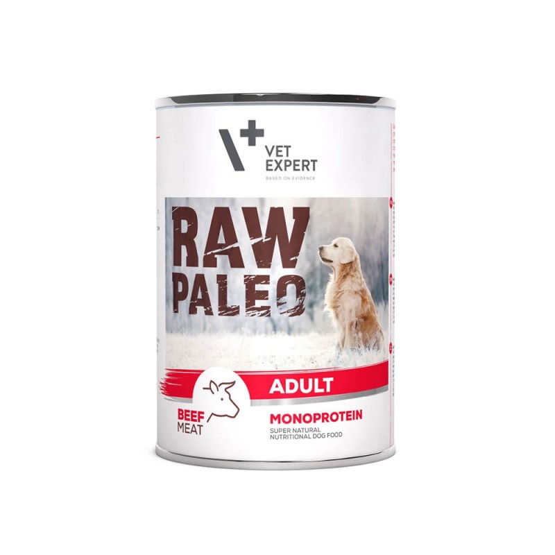 Raw Paleo Adult konservai šunims su jautiena, 800 g -  1