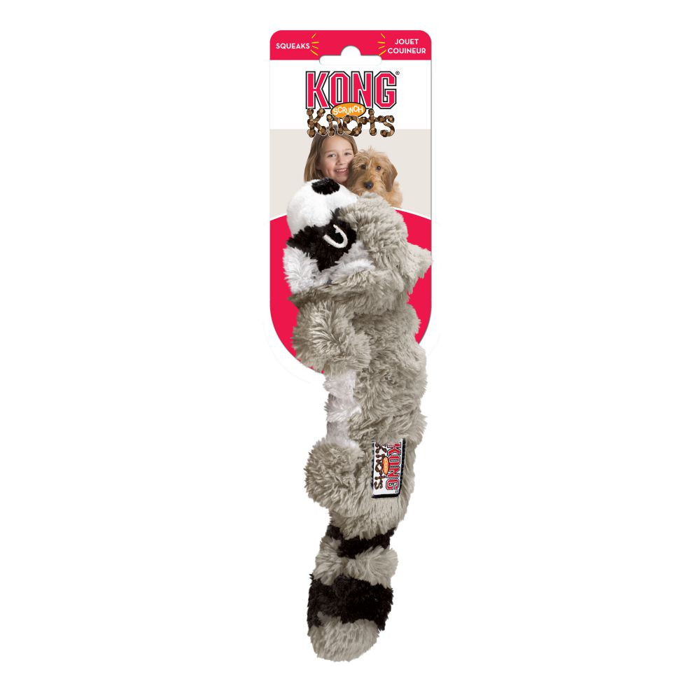 KONG SCRUNCH KNOTS ŽAISLAS ŠUNIMS MEŠKĖNAS, M/L DYDŽIO - 