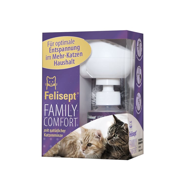 Felisept Comfort rinkinys: difuzorius ir difuzoriaus papildymas, 45 ml