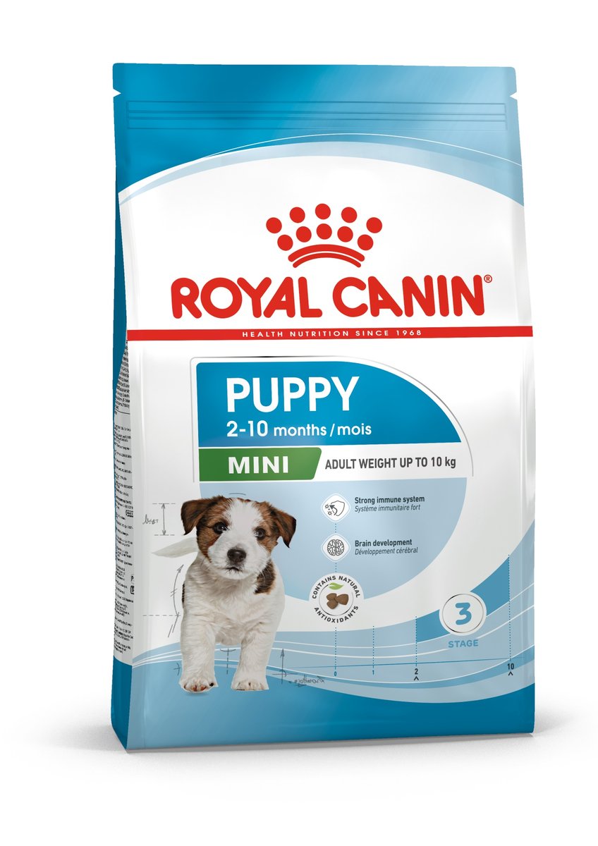 ROYAL CANIN Mini Junior sausā barība kucēniem, 2kg - Produkta attēls
