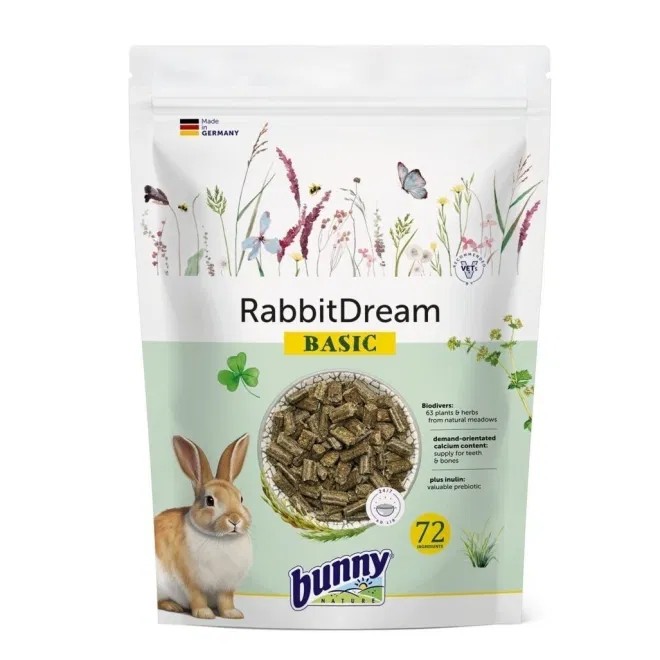 BUNNY Dream Basic barība trušiem, 1,5kg - Produkta attēls 1