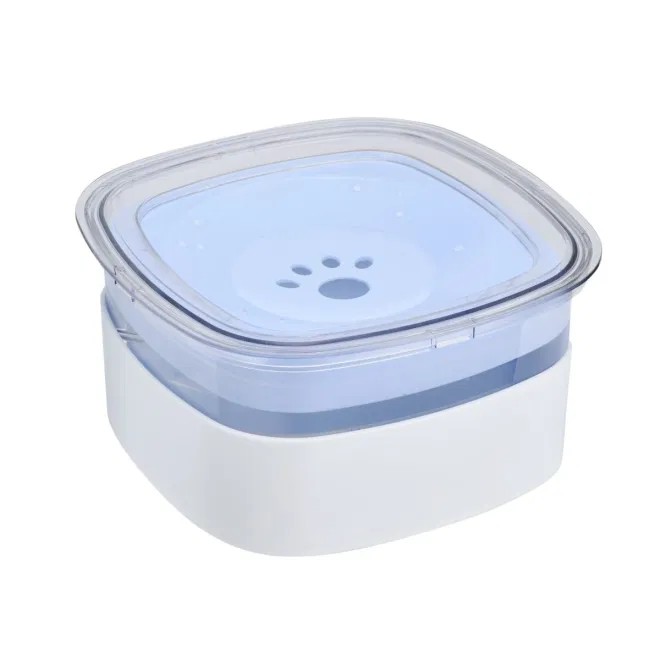 L&B Non-splash drinking bowl pale blue -  2