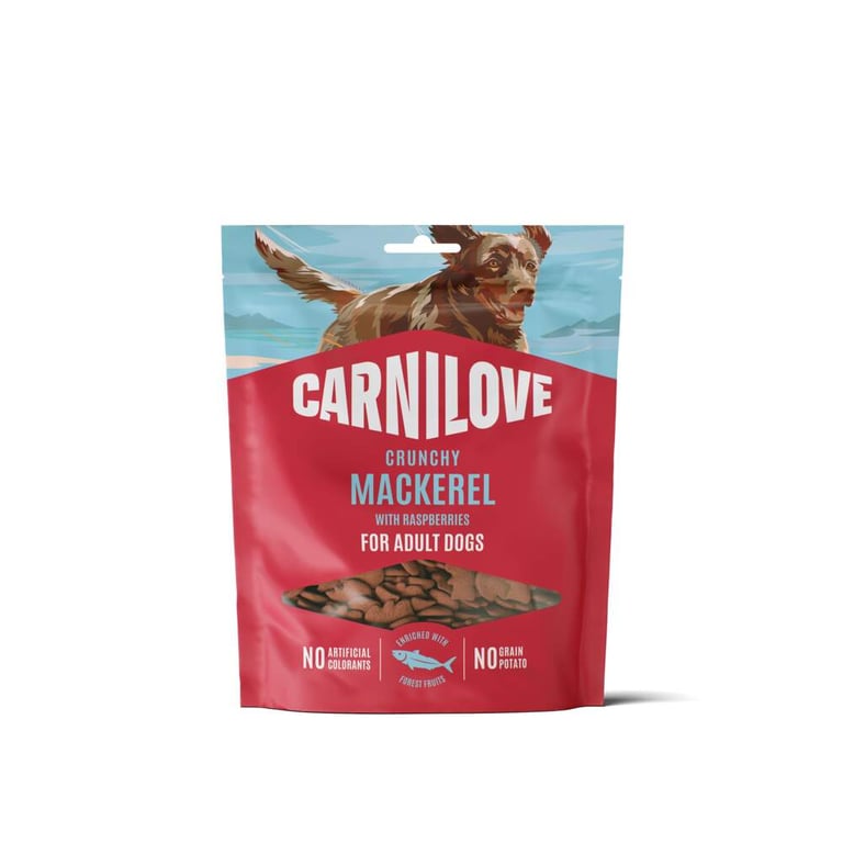 Carnilove Crunchy kārumi suņiem, makrele/avenes, 200 g