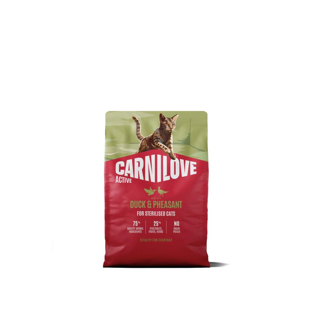 Carnilove Active kassi kuivtoit, part/faasan, 2 kg - Tootepilt