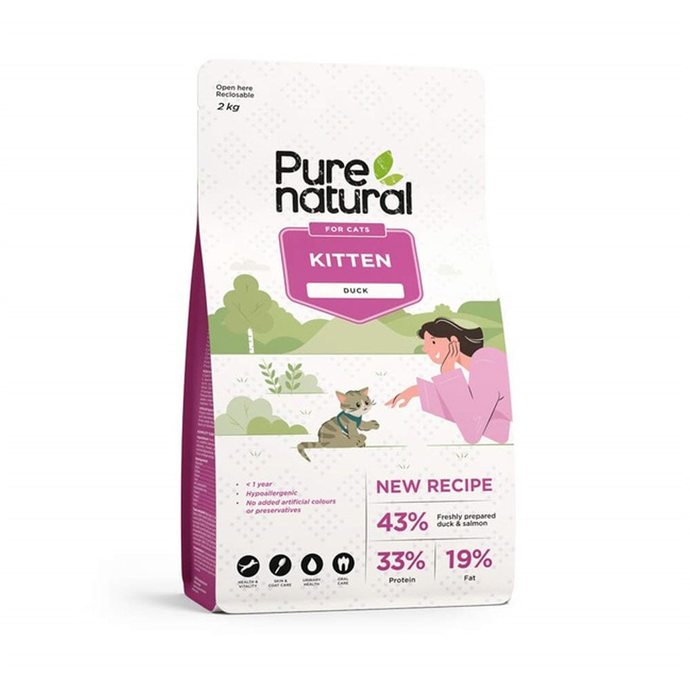 Purenatural maistas kačiukams su antiena, 2 kg - 