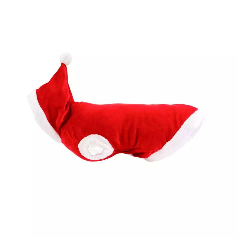 Little&Bigger Xmas Paw-fect koera jõuluvana kostüüm 50 - Tootepilt