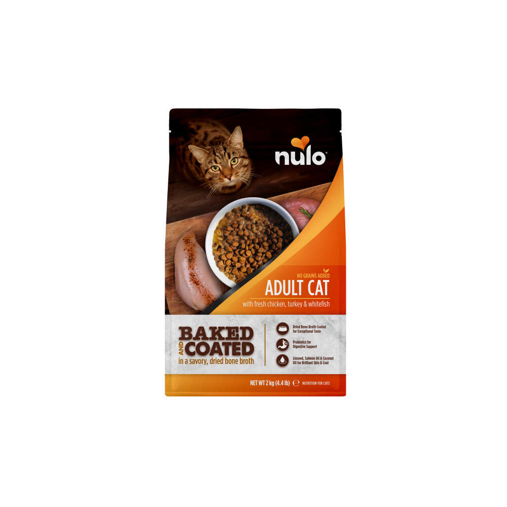 NULO B&C sausā barība kaķiem, vista/tītars/baltā zivs, 2kg - Produkta attēls