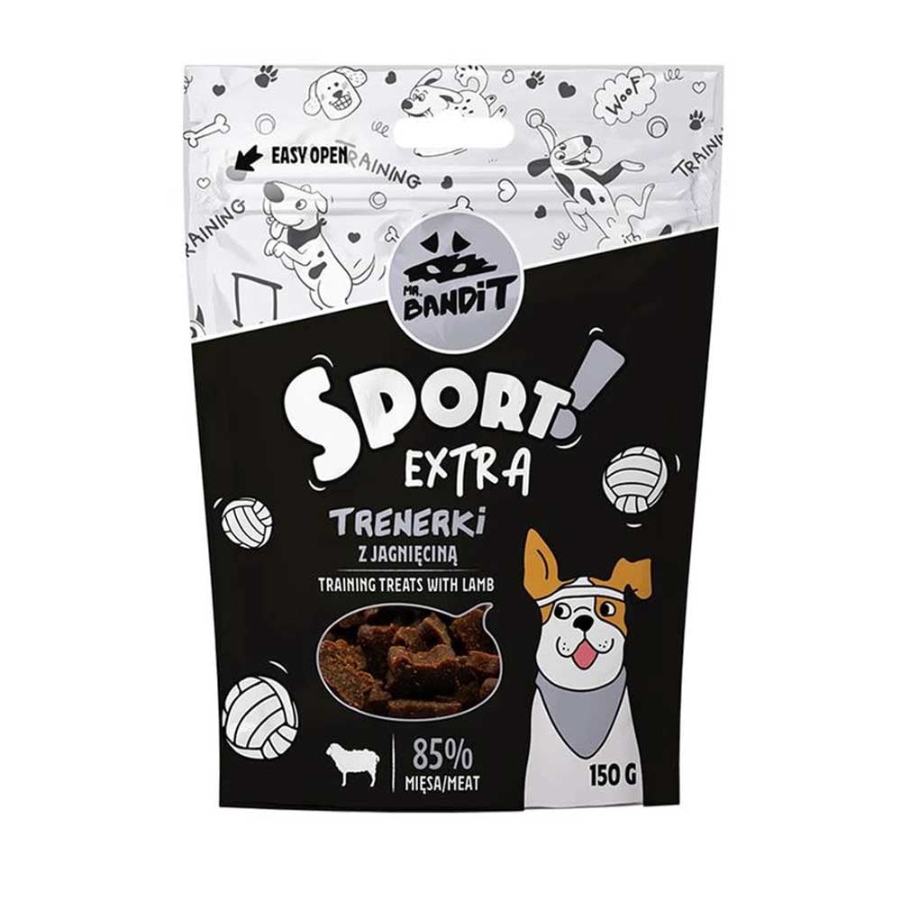 Mr. Bandit SPORT EXTRA skanėstai šunims su ėriena, 150 g -  1