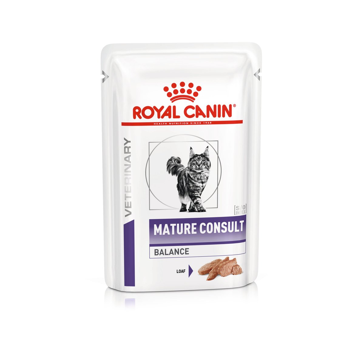 Royal Canin VD Mature Consult mitrā barība kaķiem, 12x85g - Produkta attēls